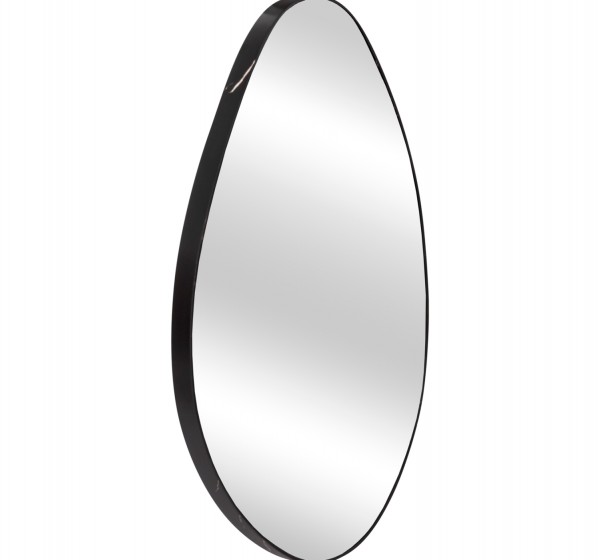 ΚΑΘΡΕΠΤΗΣ ΤΟΙΧΟΥ DROP HM4488.01 ΜΕ ΠΛΑΙΣΙΟ MDF ΣΕ ΧΡΩΜΑΤΙΣΜΟ BLACK MARBLE 50x80Υεκ.