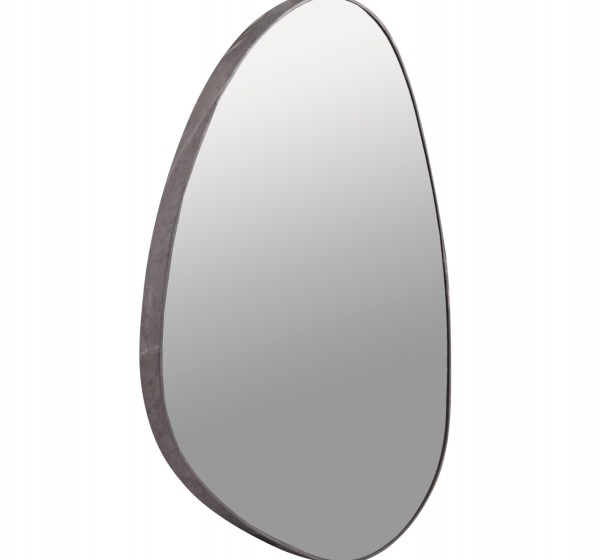 ΚΑΘΡΕΠΤΗΣ ΤΟΙΧΟΥ IRREGU HM4487.02 ΜΕ ΠΛΑΙΣΙΟ MDF ΣΕ GREY MARBLE ΧΡΩΜΑ 60x80Υεκ.