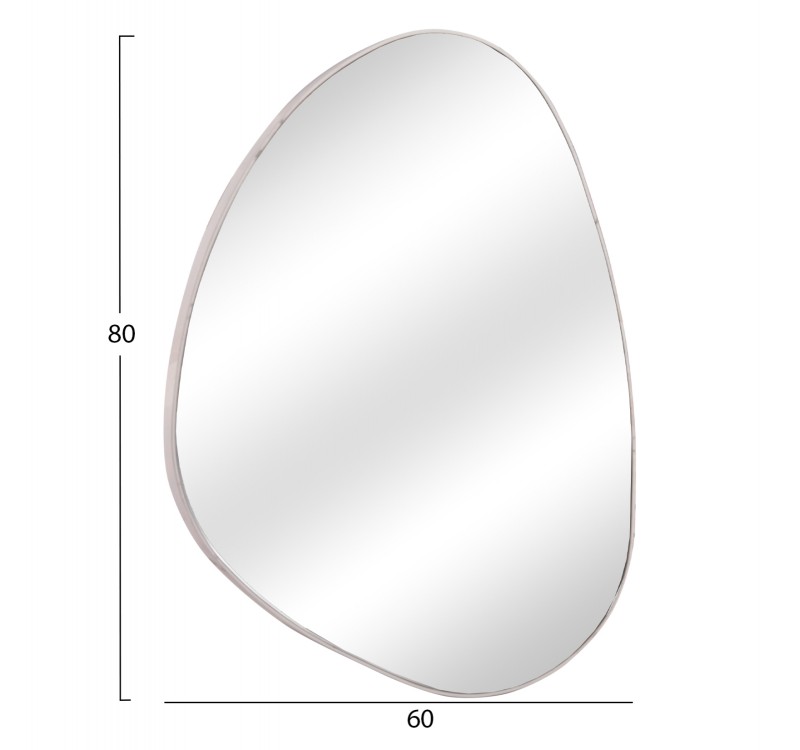 ΚΑΘΡΕΠΤΗΣ ΤΟΙΧΟΥ IRREGU HM4487.05 ΜΕ ΠΛΑΙΣΙΟ MDF ΣΕ WHITE MARBLE ΧΡΩΜΑ 60x80Υεκ.