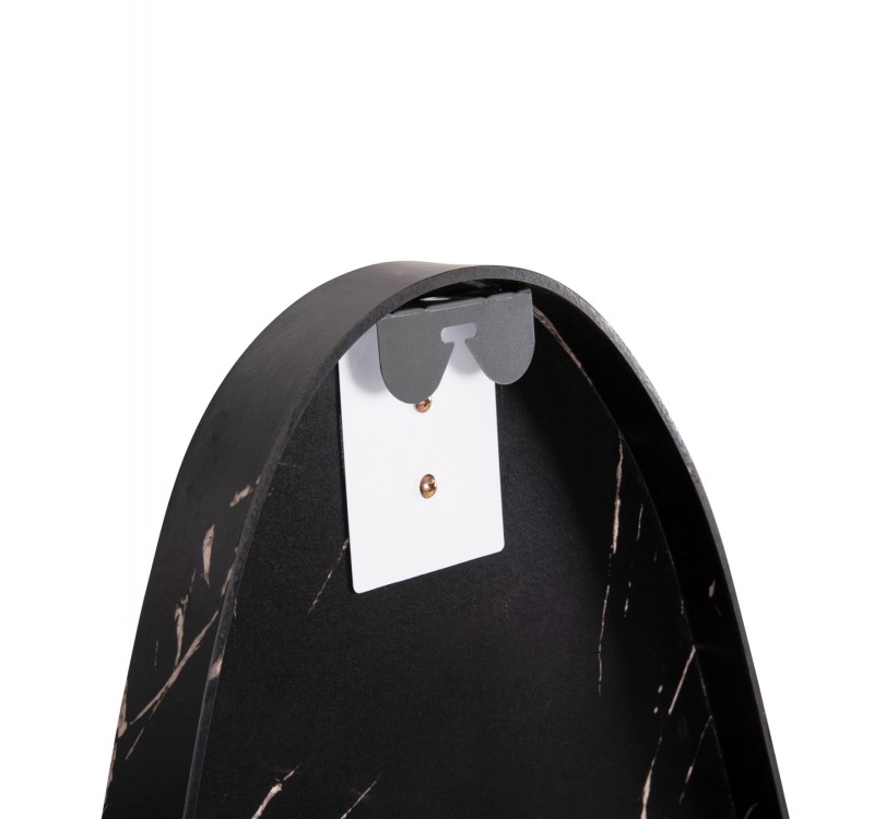 ΚΑΘΡΕΠΤΗΣ ΤΟΙΧΟΥ CRITHER HM4486.01 ΜΕ ΠΛΑΙΣΙΟ MDF ΣΕ BLACK MARBLE ΧΡΩΜΑ 49x140Υεκ.