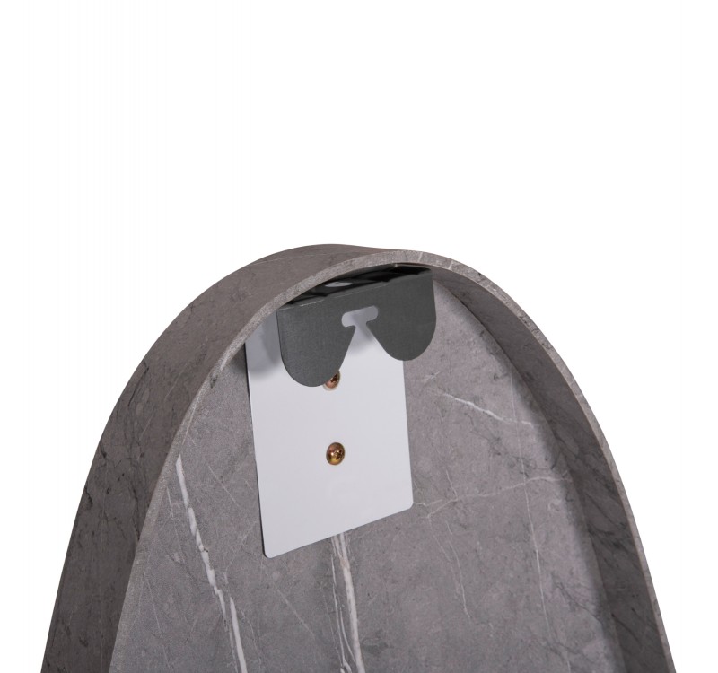 ΚΑΘΡΕΠΤΗΣ ΤΟΙΧΟΥ CRITHER HM4486.02 ΜΕ ΠΛΑΙΣΙΟ MDF ΣΕ GREY MARBLE ΧΡΩΜΑ 49x140Υεκ.