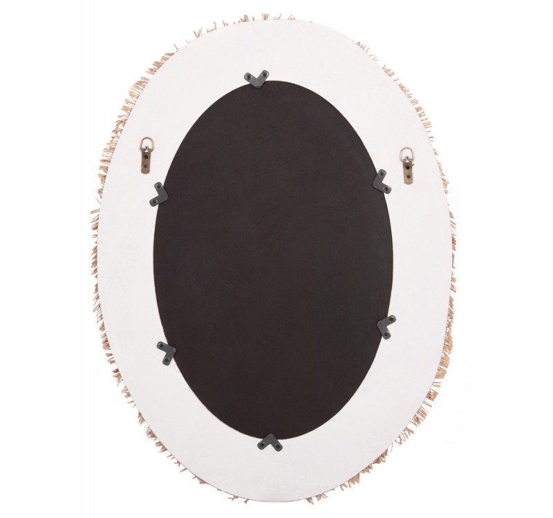 ΚΑΘΡΕΠΤΗΣ ΤΟΙΧΟΥ ΣΕΙΡΑ SANTORINI HM4528 MDF ΥΠΟΛΕΥΚΟ-ΔΙΑΚΟΣΜΗΣΗ ΣΕ ΜΠΕΖ 60x2x80Υεκ.