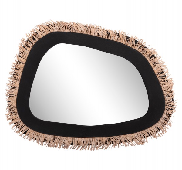 ΚΑΘΡΕΠΤΗΣ ΤΟΙΧΟΥ ΣΕΙΡΑ SANTORINI HM4530 MDF ΜΑΥΡΟ-ΔΙΑΚΟΣΜΗΣΗ ΣΕ ΜΠΕΖ 80x1,8x60Υεκ.