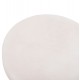 ΤΡΑΠΕΖΙ ΣΑΛΟΝΙΟΥ ΣΤΡΟΓΓΥΛΟ ΣΕΙΡΑ SANTORINI HM18050 MDF ΣΕ ΥΠΟΛΕΥΚΟ ΧΡΩΜΑ Φ80x35Υεκ.