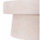 ΤΡΑΠΕΖΙ ΣΑΛΟΝΙΟΥ ΣΤΡΟΓΓΥΛΟ ΣΕΙΡΑ SANTORINI HM18050 MDF ΣΕ ΥΠΟΛΕΥΚΟ ΧΡΩΜΑ Φ80x35Υεκ.