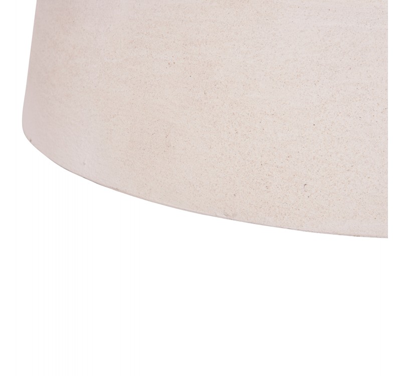 ΤΡΑΠΕΖΙ ΣΑΛΟΝΙΟΥ ΣΤΡΟΓΓΥΛΟ ΣΕΙΡΑ SANTORINI HM18050 MDF ΣΕ ΥΠΟΛΕΥΚΟ ΧΡΩΜΑ Φ80x35Υεκ.
