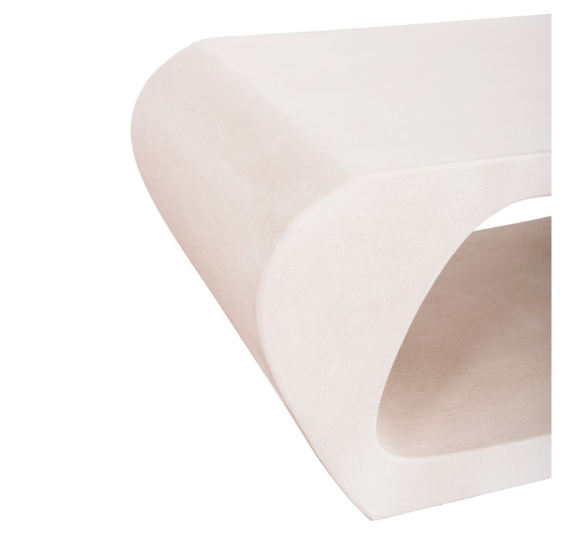 ΤΡΑΠΕΖΙ ΣΑΛΟΝΙΟΥ ΣΕΙΡΑ SANTORINI HM18071 MDF ΣΕ ΥΠΟΛΕΥΚΟ ΧΡΩΜΑ 100x60x45Υεκ.