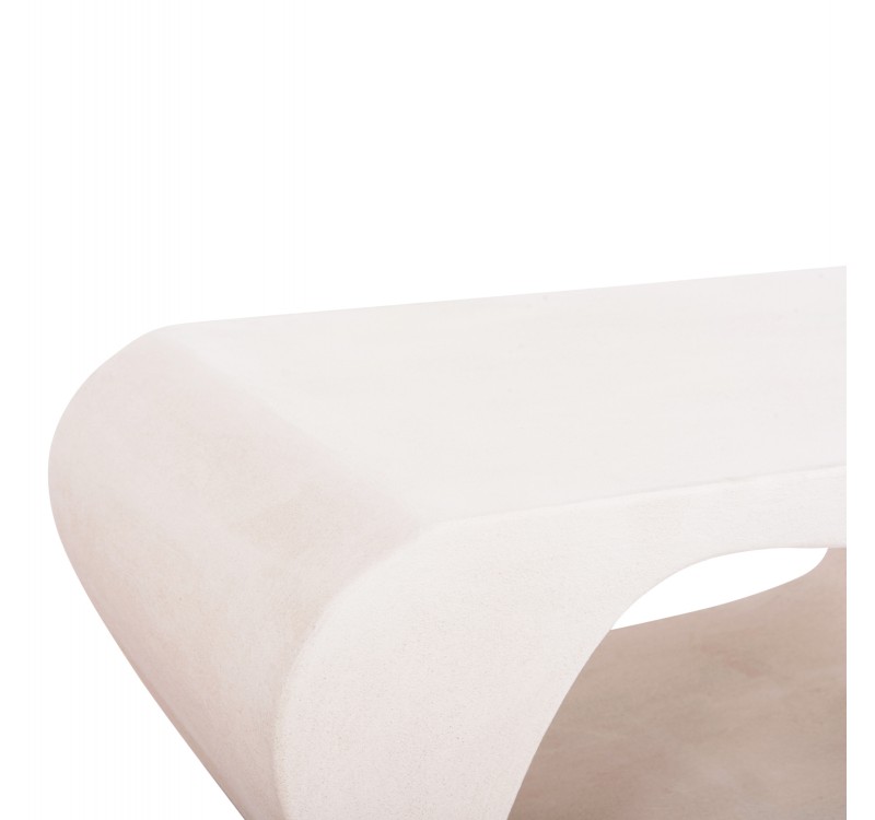 ΤΡΑΠΕΖΙ ΣΑΛΟΝΙΟΥ ΣΕΙΡΑ SANTORINI HM18071 MDF ΣΕ ΥΠΟΛΕΥΚΟ ΧΡΩΜΑ 100x60x45Υεκ.