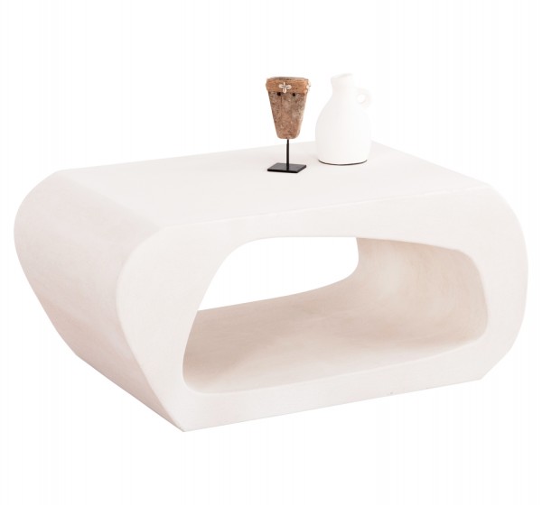 ΤΡΑΠΕΖΙ ΣΑΛΟΝΙΟΥ ΣΕΙΡΑ SANTORINI HM18071 MDF ΣΕ ΥΠΟΛΕΥΚΟ ΧΡΩΜΑ 100x60x45Υεκ.