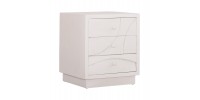 ΚΟΜΟΔΙΝΟ ΣΕΙΡΑ SANTORINI HM18047 MDF ΣΕ ΥΠΟΛΕΥΚΟ ΧΡΩΜΑ-3 ΣΥΡΤΑΡIA 48x38x55,5Υεκ.
