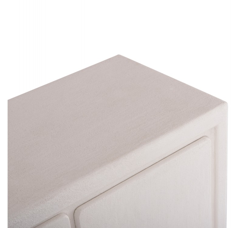 ΜΠΟΥΦΕΣ ΣΕΙΡΑ SANTORINI HM18048 MDF ΣΕ ΥΠΟΛΕΥΚΟ ΧΡΩΜΑ-3 ΣΥΡΤΑΡΙΑ & 2 ΠΟΡΤΕΣ 120x38x80Υεκ.