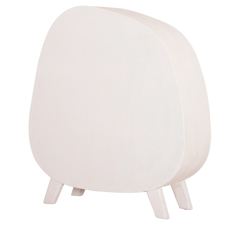 ΡΑΦΙΕΡΑ ΣΕΙΡΑ SANTORINI HM18060.01 MDF ΣΕ ΥΠΟΛΕΥΚΟ ΧΡΩΜΑ 120x38x133Υεκ.