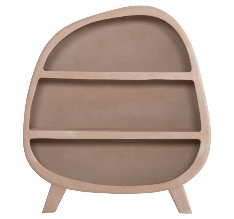 ΡΑΦΙΕΡΑ ΣΕΙΡΑ SANTORINI HM18060.02 MDF ΣΕ ΚΑΦΕ ΧΡΩΜΑ 120x38x133Υεκ.