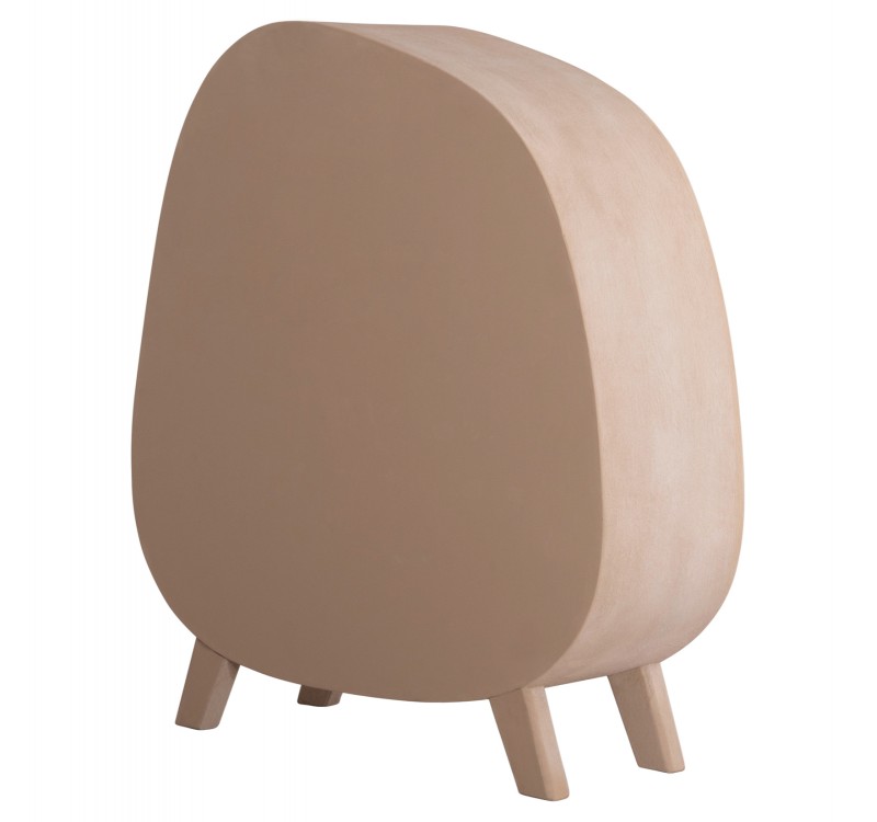 ΡΑΦΙΕΡΑ ΣΕΙΡΑ SANTORINI HM18060.02 MDF ΣΕ ΚΑΦΕ ΧΡΩΜΑ 120x38x133Υεκ.