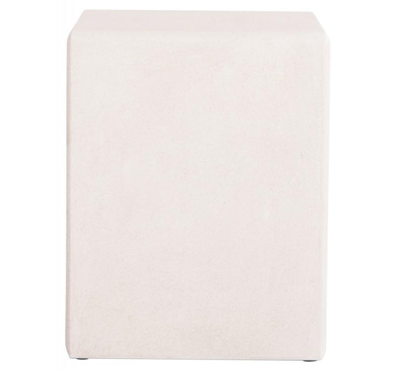 ΤΡΑΠΕΖΙ ΣΑΛΟΝΙΟΥ ΣΕΙΡΑ SANTORINI HM18070 MDF ΣΕ ΥΠΟΛΕΥΚΟ ΧΡΩΜΑ 48x38x48,5Υεκ.