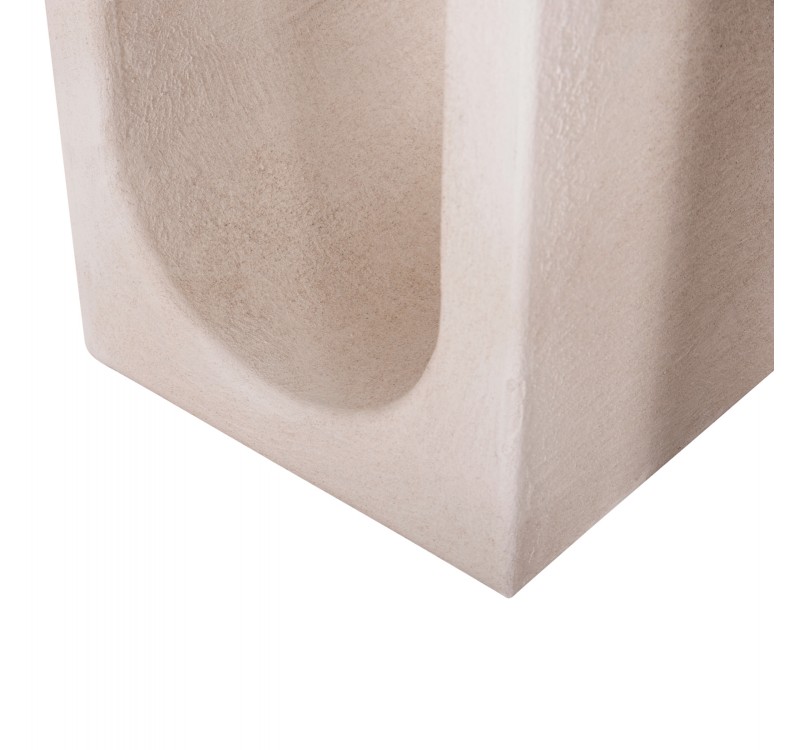 ΤΡΑΠΕΖΙ ΣΑΛΟΝΙΟΥ ΣΕΙΡΑ SANTORINI HM18070 MDF ΣΕ ΥΠΟΛΕΥΚΟ ΧΡΩΜΑ 48x38x48,5Υεκ.