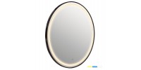 ΚΑΘΡΕΠΤΗΣ ΤΟΙΧΟΥ ΣΤΡΟΓΓΥΛΟΣ ROUNDER HM4503.01 ΑΛΟΥΜΙΝΙΟ ΣΕ ΜΑΥΡΟ-ΦΩΤΙΣΜΟΣ LED Φ80εκ.
