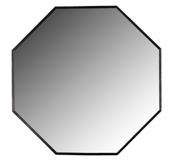 ΚΑΘΡΕΠΤΗΣ ΤΟΙΧΟΥ ΣΕΙΡΑ ARCHER HM4499.01 ΠΛΑΙΣΙΟ ΟΚΤΑΓΩΝΟ ΑΛΟΥΜΙΝΙΟΥ ΜΑΥΡΟ Φ74εκ