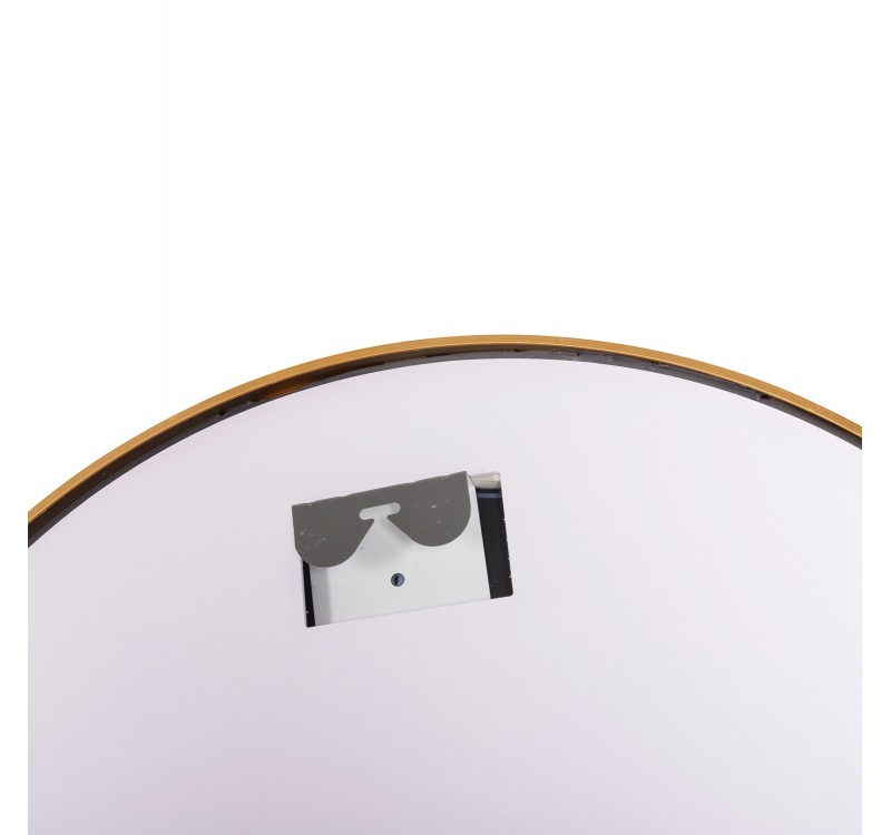 ΚΑΘΡΕΠΤΗΣ ΤΟΙΧΟΥ ΣΤΡΟΓΓΥΛΟΣ ROUNDER HM4503.30 ΑΛΟΥΜΙΝΙΟ ΣΕ ΧΡΥΣΟ-ΦΩΤΙΣΜΟΣ LED Φ80εκ.