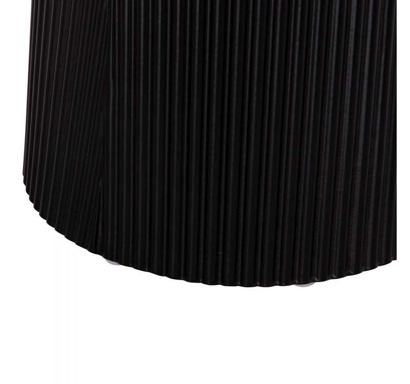 ΤΡΑΠΕΖΑΚΙ ΒΟΗΘΗΤΙΚΟ DENTON HM18023.01 MDF TOP ΦΥΣΙΚΟ ΞΥΛΟΥ-ΒΑΣΗ ΜΑΥΡΗ Φ45x51,5Υεκ.
