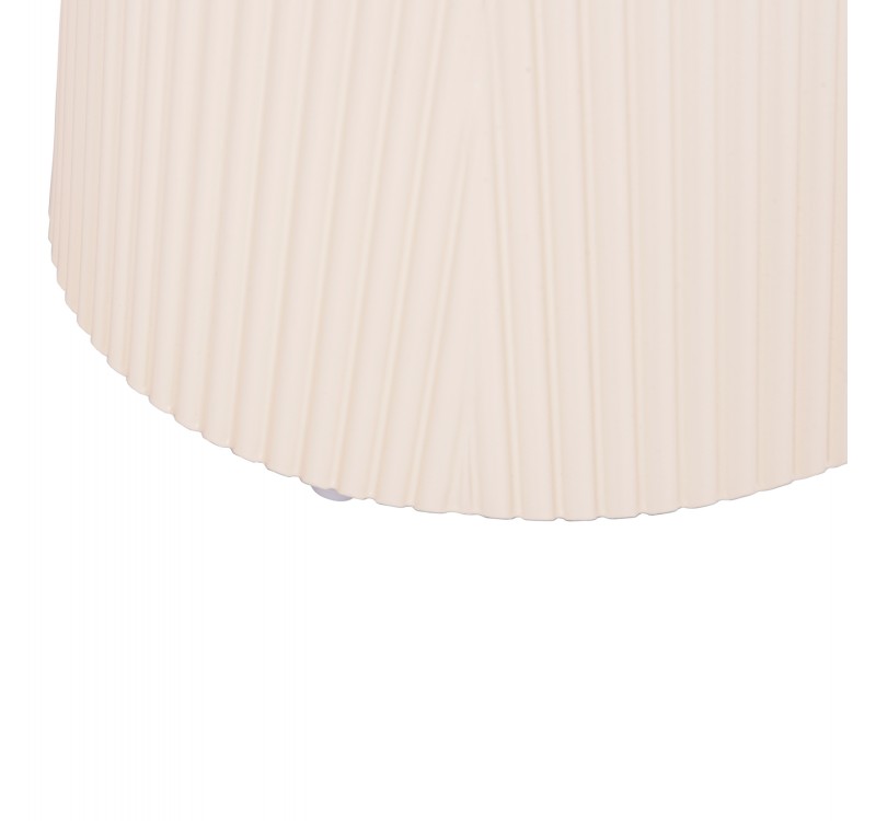 ΤΡΑΠΕΖΑΚΙ ΒΟΗΘΗΤΙΚΟ DENTON HM18023.02 MDF TOP ΦΥΣΙΚΟ ΞΥΛΟΥ-ΒΑΣΗ ΛΕΥΚΗ Φ45x51,5Υεκ.