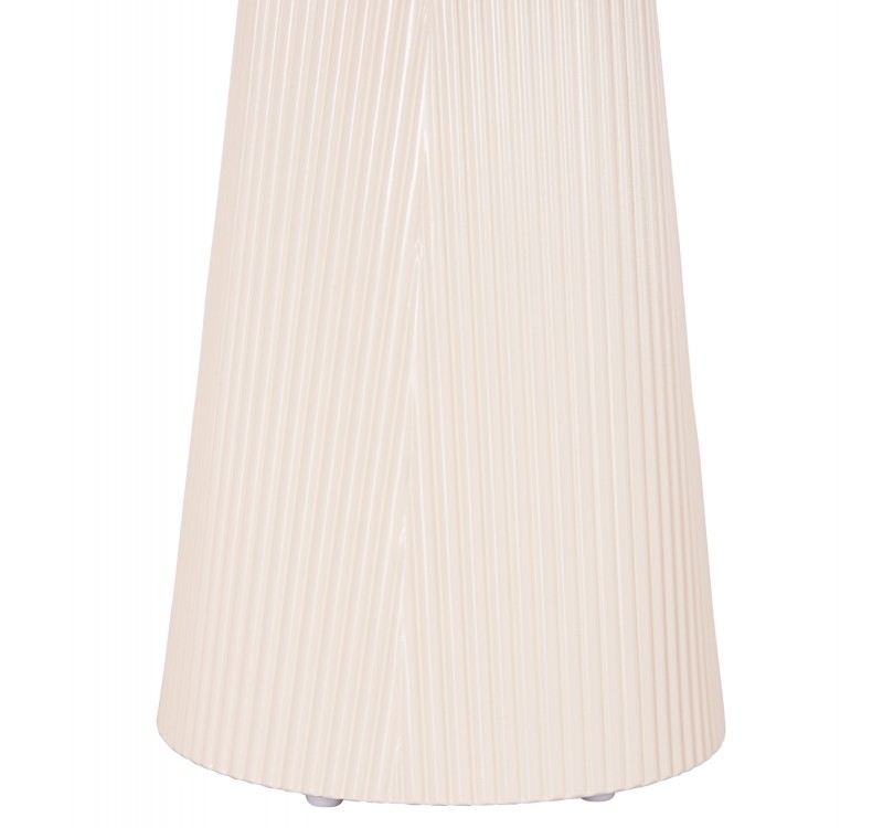 ΤΡΑΠΕΖΑΚΙ ΒΟΗΘΗΤΙΚΟ DENTON HM18023.02 MDF TOP ΦΥΣΙΚΟ ΞΥΛΟΥ-ΒΑΣΗ ΛΕΥΚΗ Φ45x51,5Υεκ.
