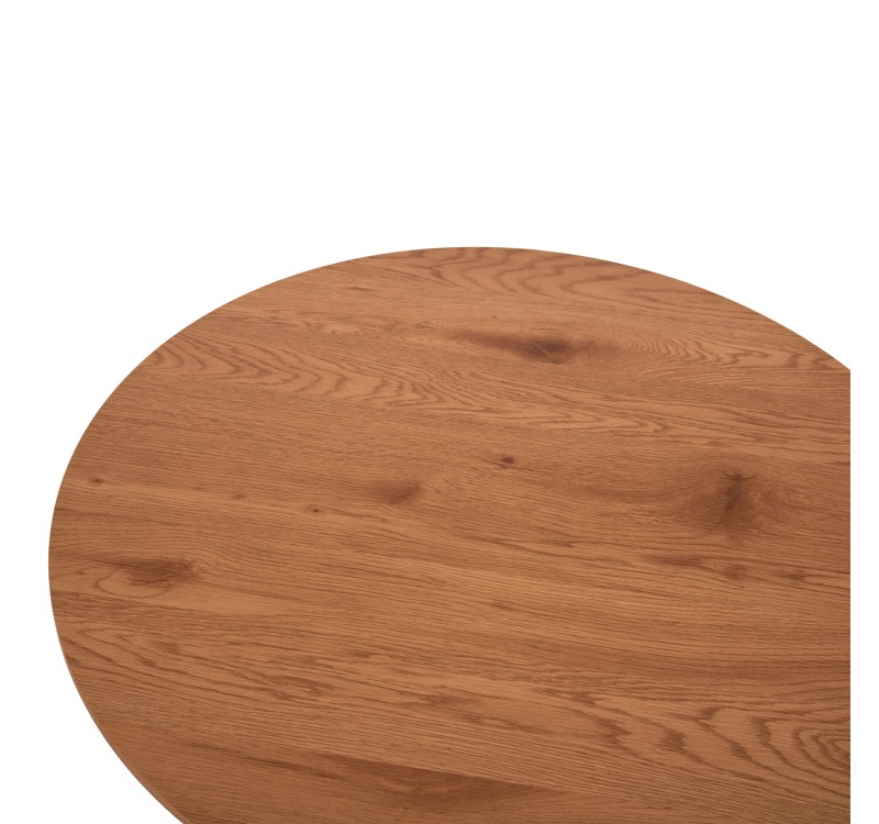 ΤΡΑΠΕΖΙ ΣΑΛΟΝΙΟΥ TALBERT HM18024 MDF ΣΕ ΑΝΟΙΧΤΟ ΦΥΣΙΚΟ ΞΥΛΟΥ Φ80x40,5Υεκ.