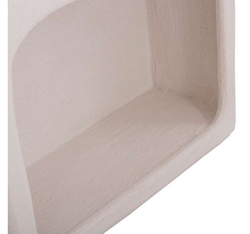 ΡΑΦΙΕΡΑ ΤΟΙΧΟΥ ΣΕΙΡΑ SANTORINI HM18069 MDF ΣΕ ΥΠΟΛΕΥΚΟ ΧΡΩΜΑ 47,5x18x120Υεκ.