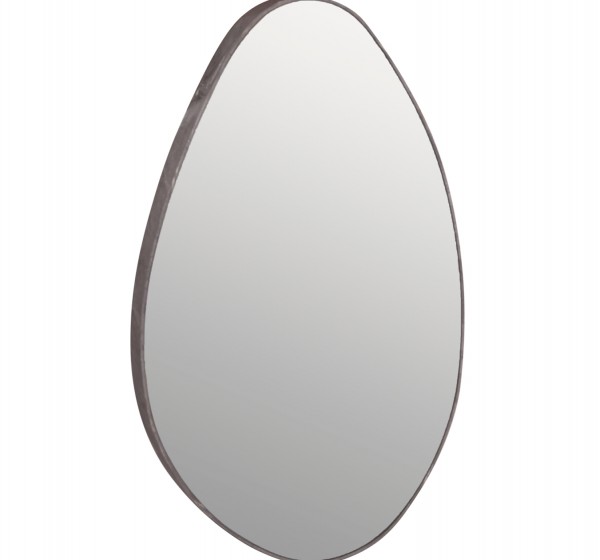 ΚΑΘΡΕΠΤΗΣ ΤΟΙΧΟΥ DROP HM4488.02 ΜΕ ΠΛΑΙΣΙΟ MDF ΣΕ ΧΡΩΜΑΤΙΣΜΟ GREY MARBLE 50x80Υεκ.