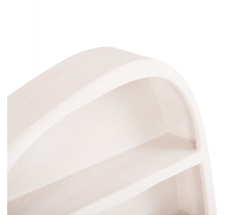 ΡΑΦΙ ΤΟΙΧΟΥ ΣΕΙΡΑ SANTORINI HM18058 MDF ΣΕ ΥΠΟΛΕΥΚΟ ΧΡΩΜΑ 95x18x100Υεκ.