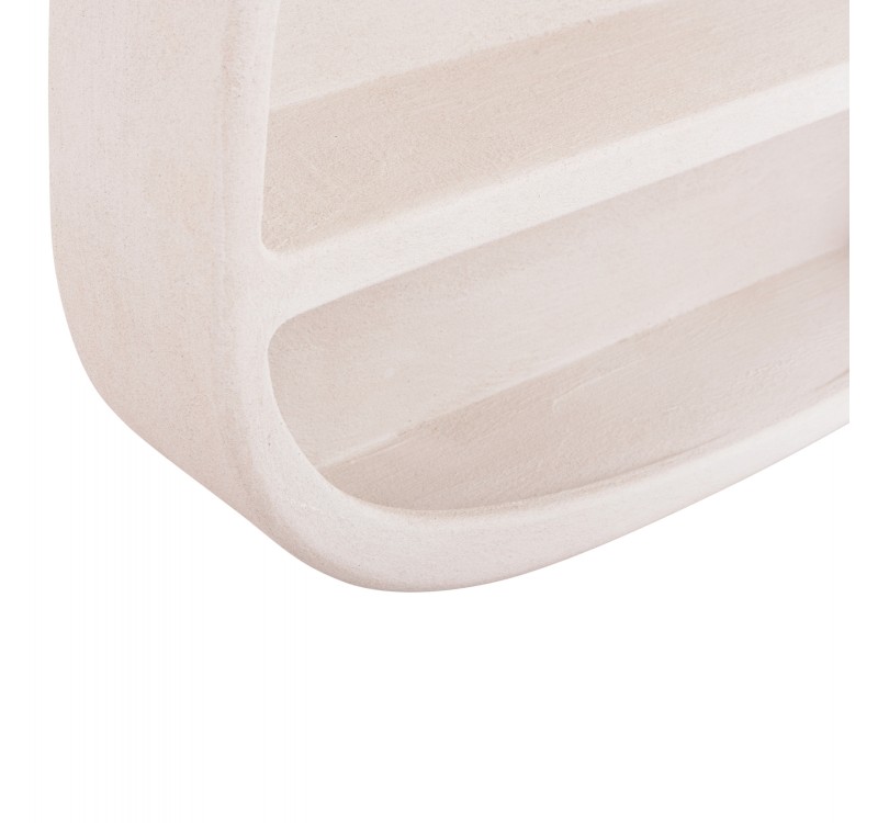 ΡΑΦΙ ΤΟΙΧΟΥ ΣΕΙΡΑ SANTORINI HM18058 MDF ΣΕ ΥΠΟΛΕΥΚΟ ΧΡΩΜΑ 95x18x100Υεκ.