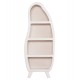 ΡΑΦΙΕΡΑ ΣΕΙΡΑ SANTORINI HM18067 MDF ΣΕ ΥΠΟΛΕΥΚΟ ΧΡΩΜΑ 80x38x196Υεκ.