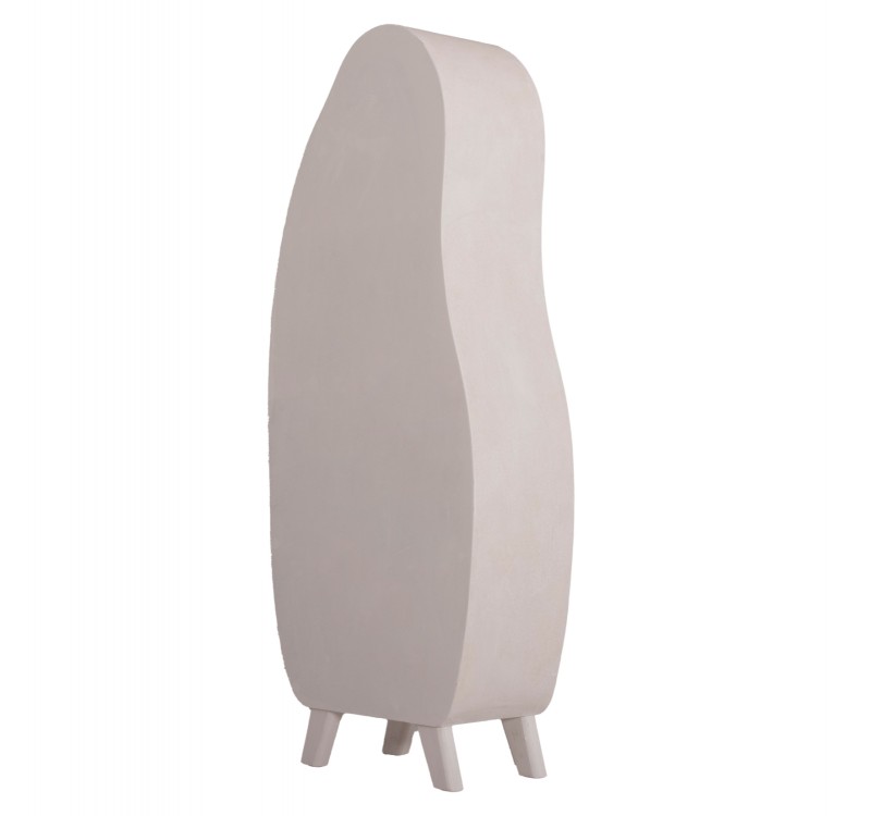 ΡΑΦΙΕΡΑ ΣΕΙΡΑ SANTORINI HM18067 MDF ΣΕ ΥΠΟΛΕΥΚΟ ΧΡΩΜΑ 80x38x196Υεκ.