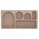 ΡΑΦΙ ΤΟΙΧΟΥ ΣΕΙΡΑ SANTORINI HM18063.02 MDF ΣΕ ΚΑΦΕ 120x18x60Υεκ.