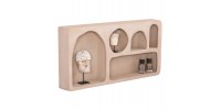 ΡΑΦΙ ΤΟΙΧΟΥ ΣΕΙΡΑ SANTORINI HM18063.02 MDF ΣΕ ΚΑΦΕ 120x18x60Υεκ.