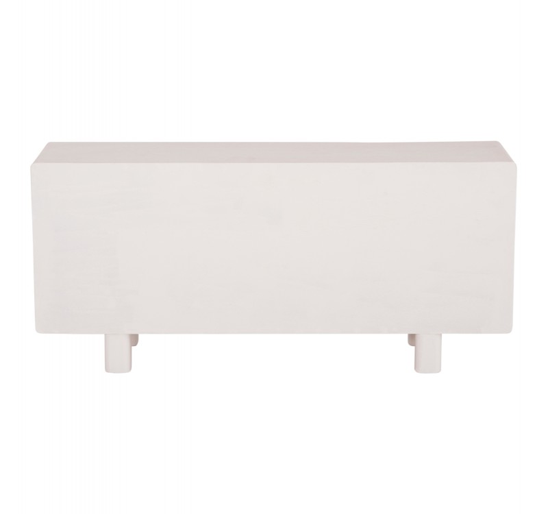 ΜΠΟΥΦΕΣ ΣΕΙΡΑ SANTORINI HM18068 MDF ΣΕ ΥΠΟΛΕΥΚΟ ΧΡΩΜΑ-3 ΠΟΡΤΕΣ 140x38x64Υεκ.