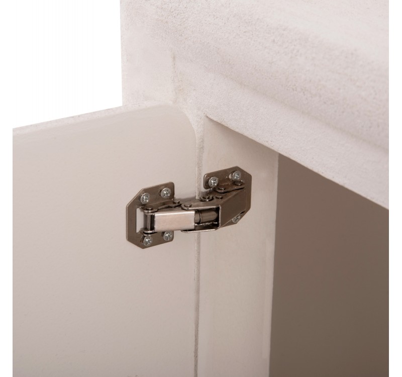 ΜΠΟΥΦΕΣ ΣΕΙΡΑ SANTORINI HM18068 MDF ΣΕ ΥΠΟΛΕΥΚΟ ΧΡΩΜΑ-3 ΠΟΡΤΕΣ 140x38x64Υεκ.