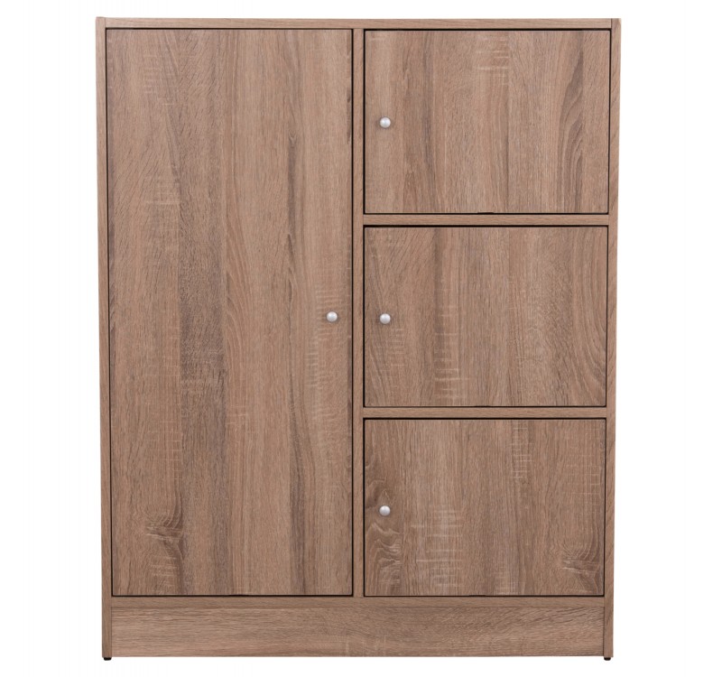 ΝΤΟΥΛΑΠΙ ΜΕ 4 ΑΠΟΘ.ΧΩΡΟΥΣ MATIN HM2479.02 SONAMA OAK ΜΕΛΑΜΙΝΗ 80x39,5x99,5Υεκ.