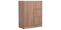 ΝΤΟΥΛΑΠΙ ΜΕ 4 ΑΠΟΘ.ΧΩΡΟΥΣ MATIN HM2479.02 SONAMA OAK ΜΕΛΑΜΙΝΗ 80x39,5x99,5Υεκ.