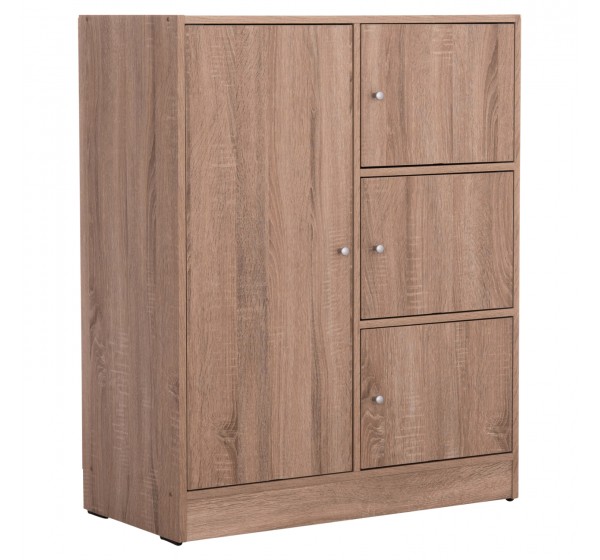 ΝΤΟΥΛΑΠΙ ΜΕ 4 ΑΠΟΘ.ΧΩΡΟΥΣ MATIN HM2479.02 SONAMA OAK ΜΕΛΑΜΙΝΗ 80x39,5x99,5Υεκ.