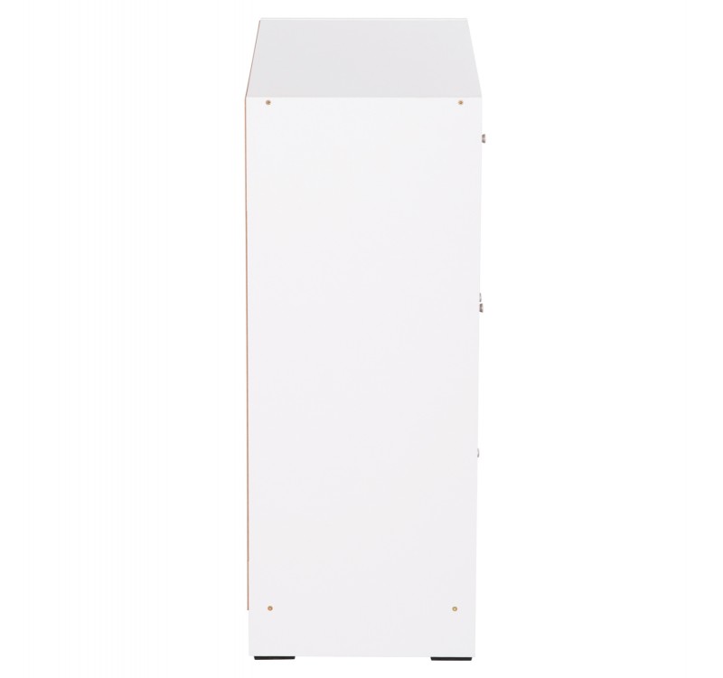 ΝΤΟΥΛΑΠΙ ΜΕ 4 ΑΠΟΘ.ΧΩΡΟΥΣ MATIN HM2479.01 SONAMA OAK-ΛΕΥΚΗ ΜΕΛΑΜΙΝΗ 80x39,5x99,5Υεκ