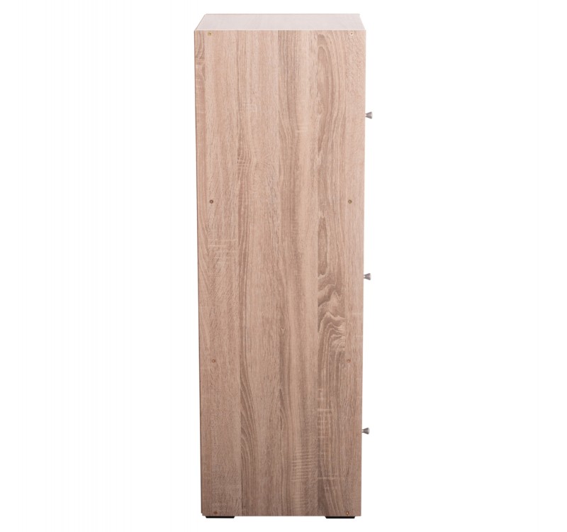 ΝΤΟΥΛΑΠΙ ΜΕ 3 ΑΠΟΘ. ΧΩΡΟΥΣ SORIANO HM9939.11 SONAMA OAK ΜΕΛΑΜΙΝΗ 40x39x119Υεκ.