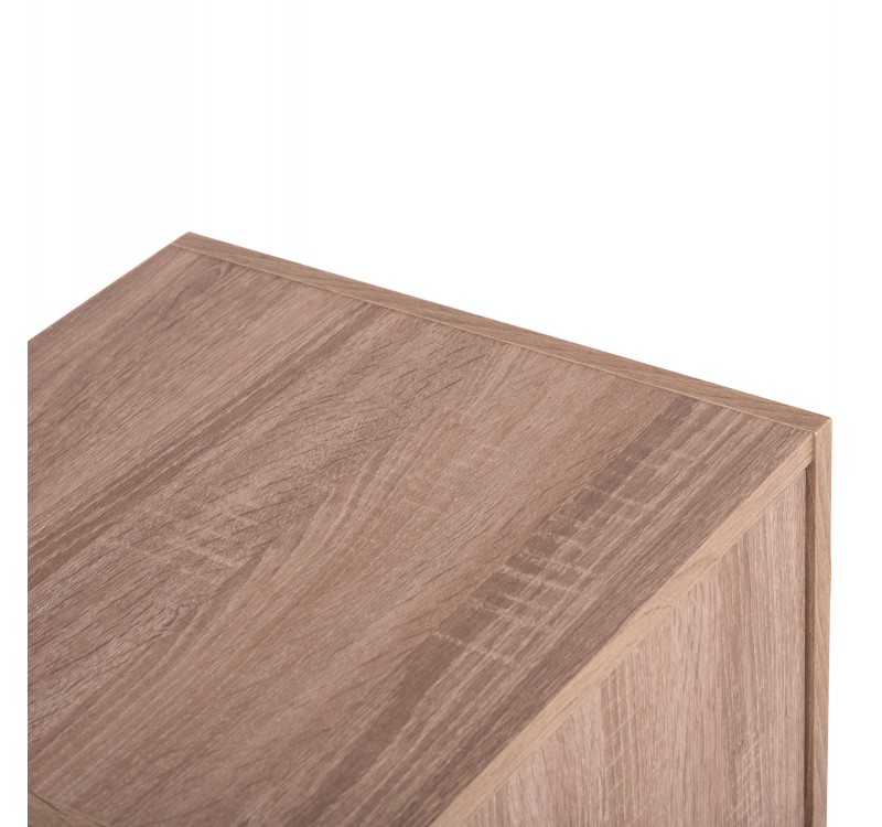 ΝΤΟΥΛΑΠΙ ΜΕ 3 ΑΠΟΘ. ΧΩΡΟΥΣ SORIANO HM9939.11 SONAMA OAK ΜΕΛΑΜΙΝΗ 40x39x119Υεκ.