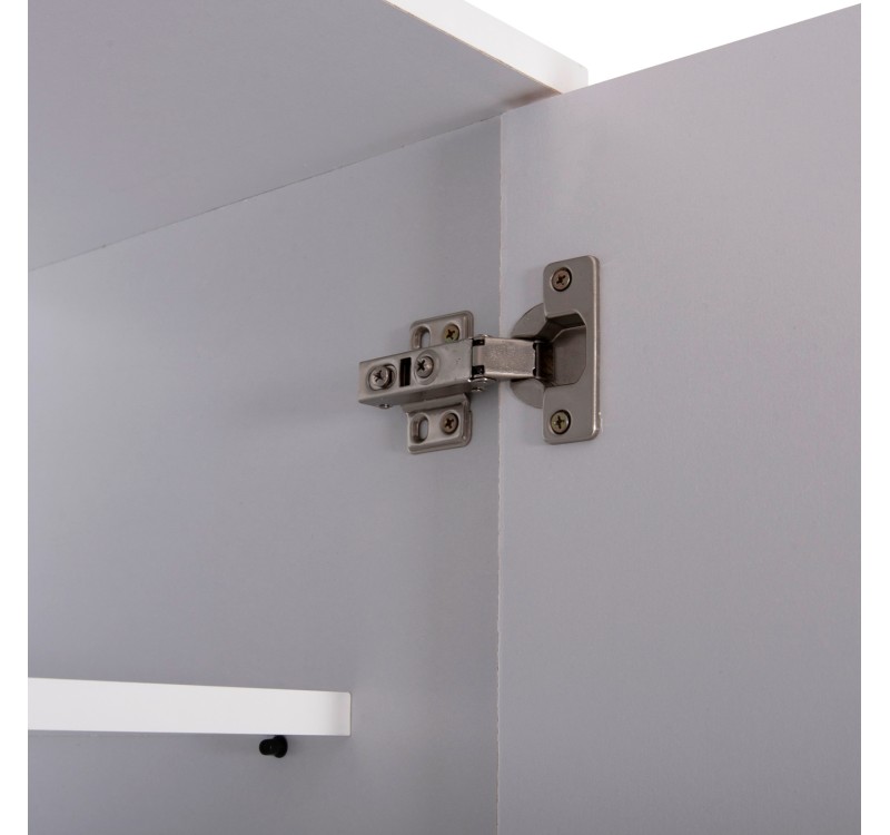 ΠΑΠΟΥΤΣΟΘΗΚΗ-ΝΤΟΥΛΑΠΑ CLUSE HM2403.03 ΜΕΛΑΜΙΝΗ ΛΕΥΚΟ ΧΡΩΜΑ 60Χ36,5Χ186,5Υεκ.