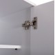 ΠΑΠΟΥΤΣΟΘΗΚΗ-ΝΤΟΥΛΑΠΑ CLUSE HM2403.03 ΜΕΛΑΜΙΝΗ ΛΕΥΚΟ ΧΡΩΜΑ 60Χ36,5Χ186,5Υεκ.