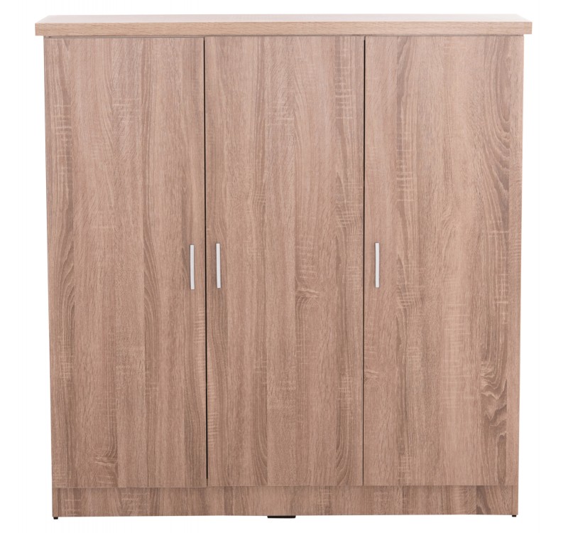 ΝΤΟΥΛΑΠΑ 3ΦΥΛΛΗ ΜΕ ΡΑΦΙΑ FUENTO HM2482.01 SONAMA OAK ΜΕΛΑΜΙΝΗ 120-116x40x123,5Υεκ.