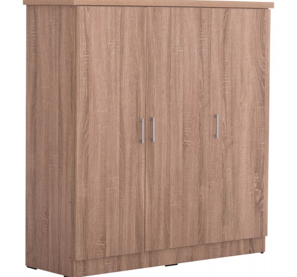 ΝΤΟΥΛΑΠΑ 3ΦΥΛΛΗ ΜΕ ΡΑΦΙΑ FUENTO HM2482.01 SONAMA OAK ΜΕΛΑΜΙΝΗ 120-116x40x123,5Υεκ.