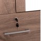 ΝΤΟΥΛΑΠΑ ΜΕ ΚΑΘΡΕΦΤΗ & ΣΥΡΤΑΡΙΑ JARRY HM2485.11 SONAMA OAK ΜΕΛΑΜΙΝΗ 119x48x183Υεκ