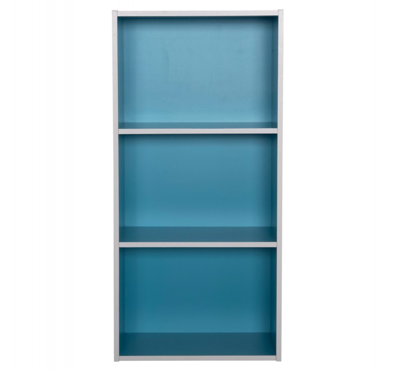 ΡΑΦΙΕΡΑ ΤΟΙΧΟΥ CUBICON HM9941.05 ΜΠΛΕ-ΛΕΥΚΗ ΜΕΛΑΜΙΝΗ 38,5x23,5x80Υεκ.