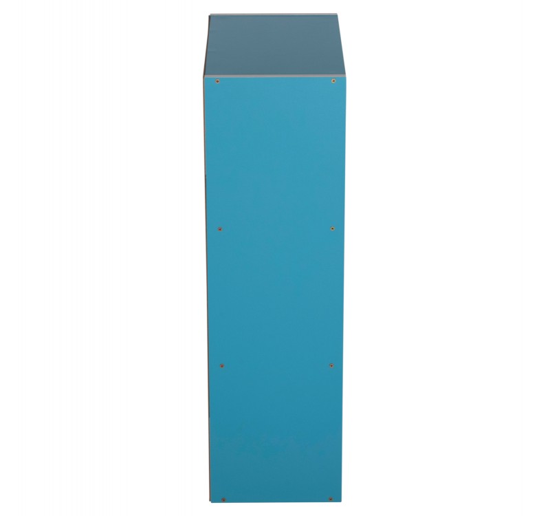 ΡΑΦΙΕΡΑ ΤΟΙΧΟΥ CUBICON HM9941.05 ΜΠΛΕ-ΛΕΥΚΗ ΜΕΛΑΜΙΝΗ 38,5x23,5x80Υεκ.